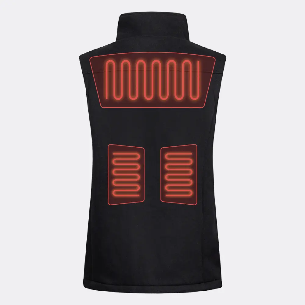 Bodywarmer chauffant sans manches  avec batterie éco-conçue - Image 3