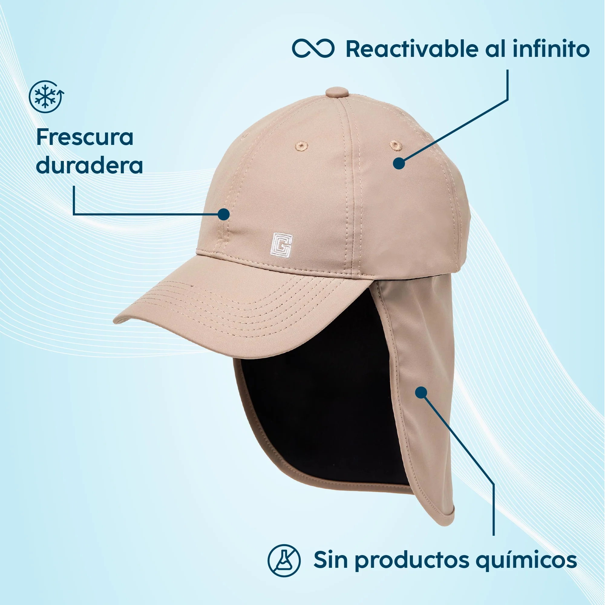 Casquette saharienne Anti UV - Image 4