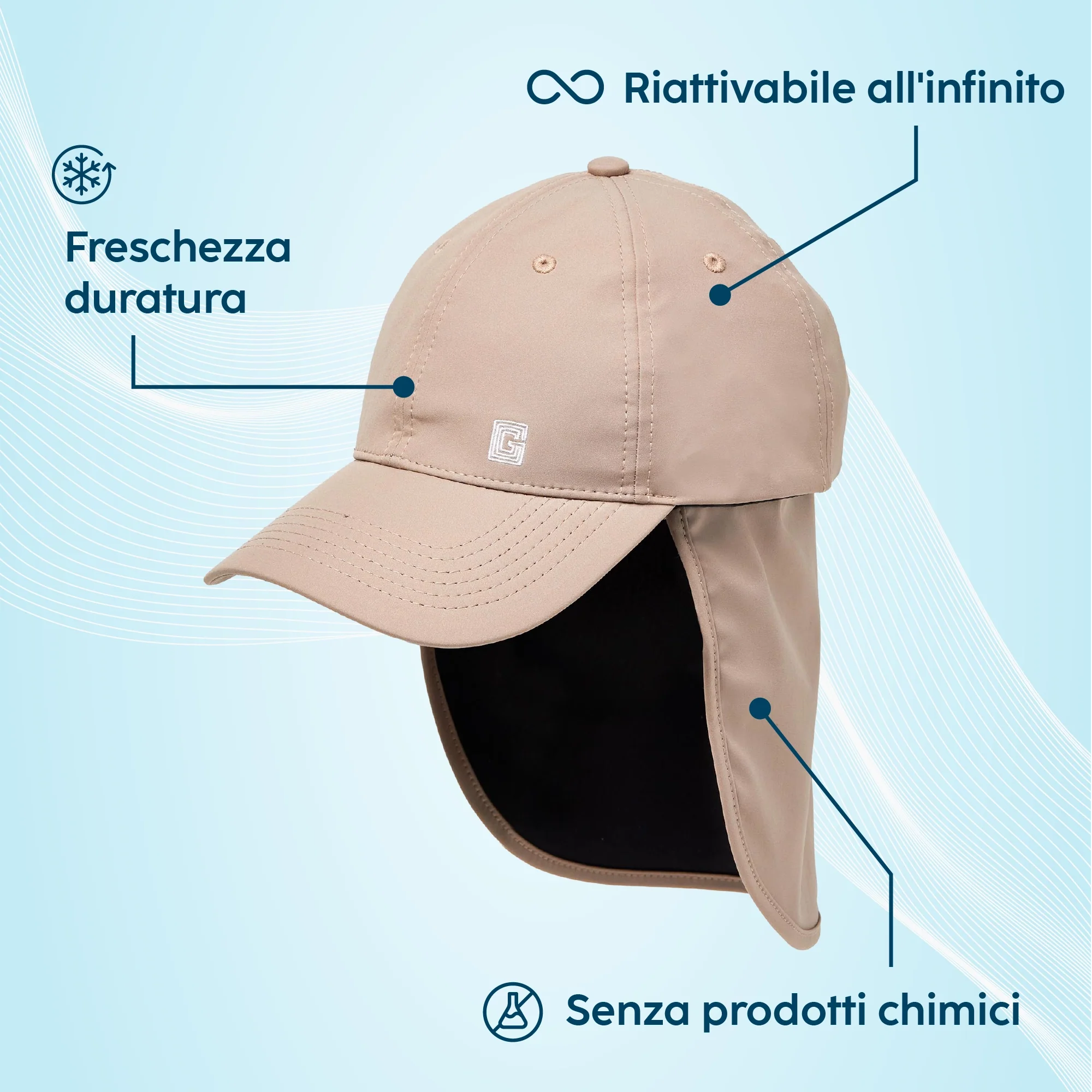 Casquette saharienne Anti UV - Image 5