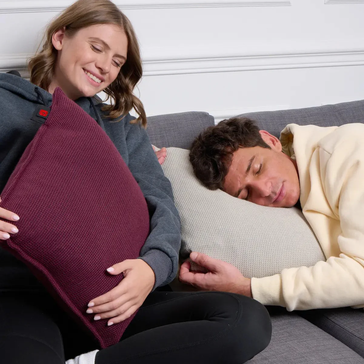 Coussin chauffant bleu - Image 7