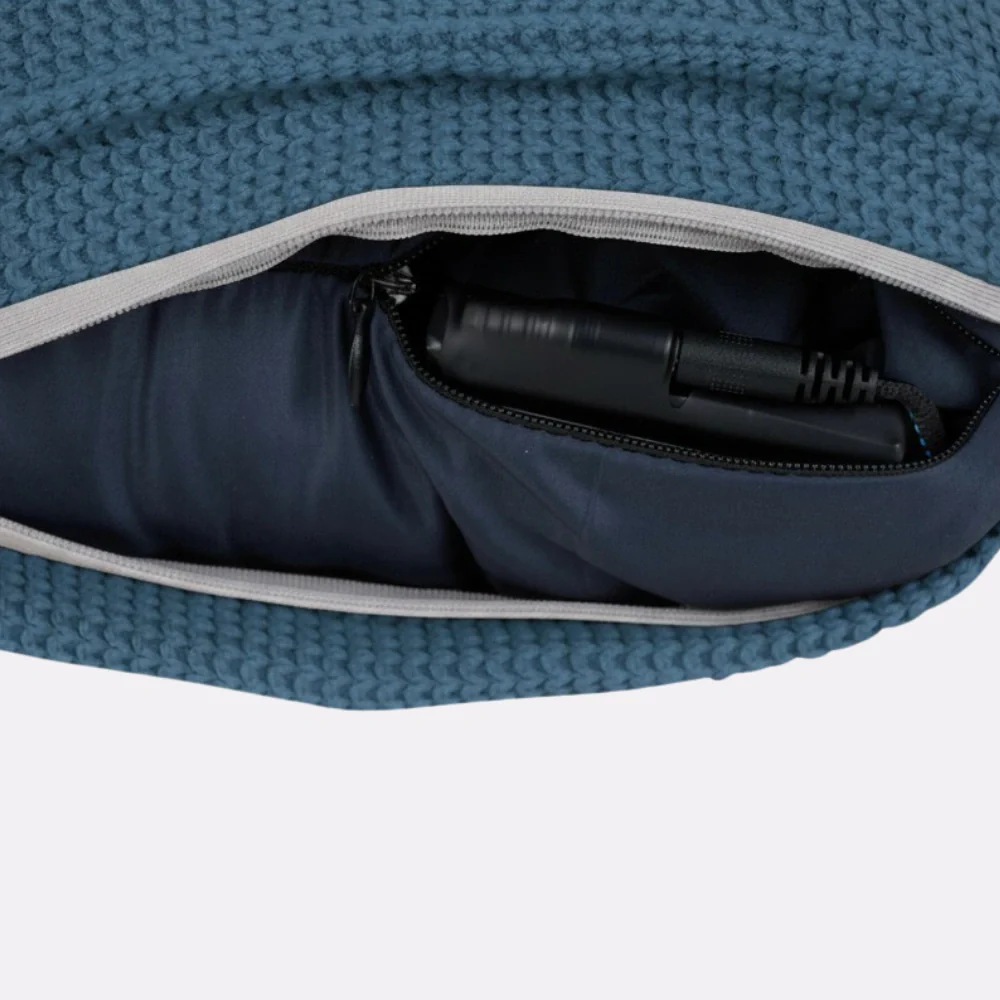 Coussin chauffant bleu - Image 5