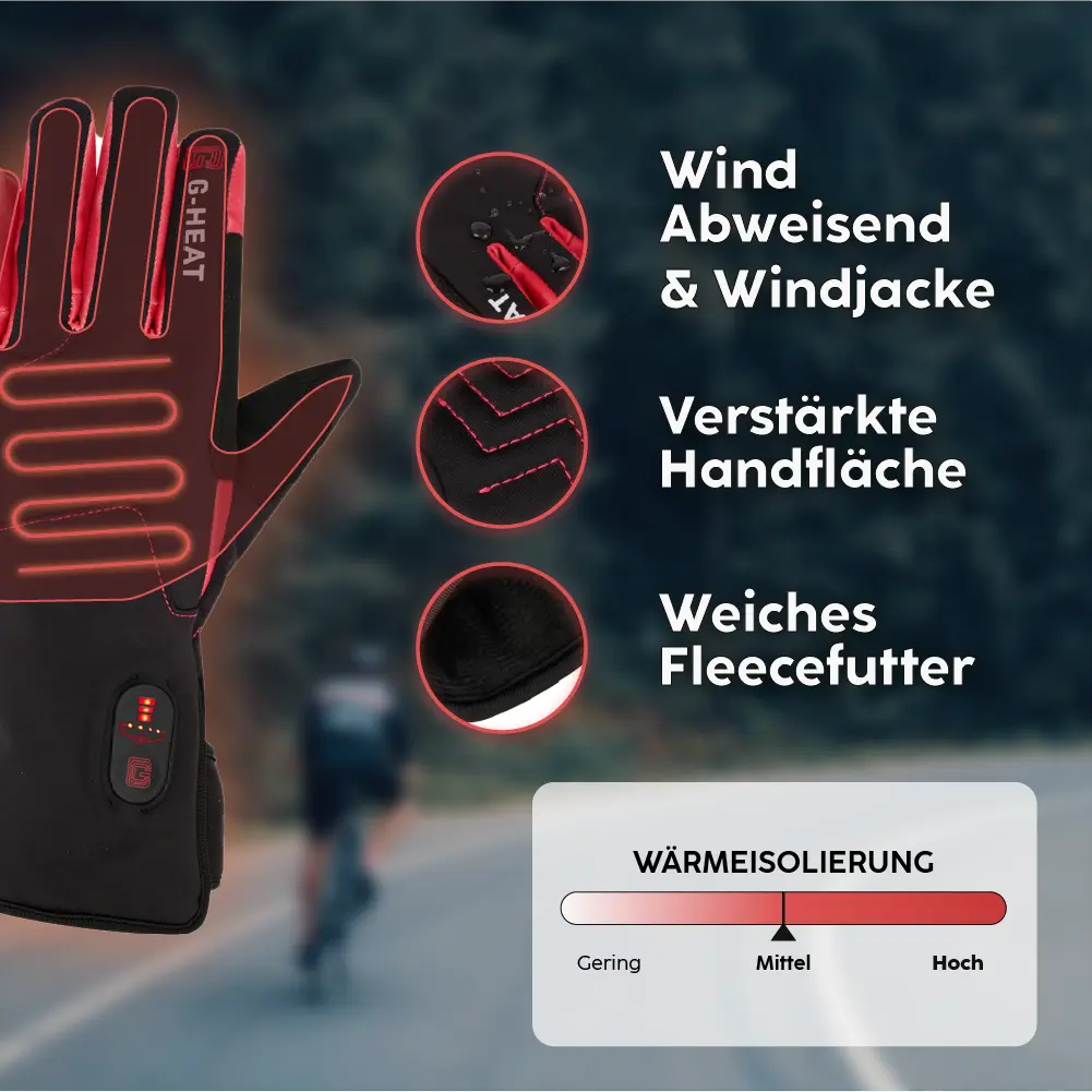 Gants vélo chauffants ACTIVE - Image 3