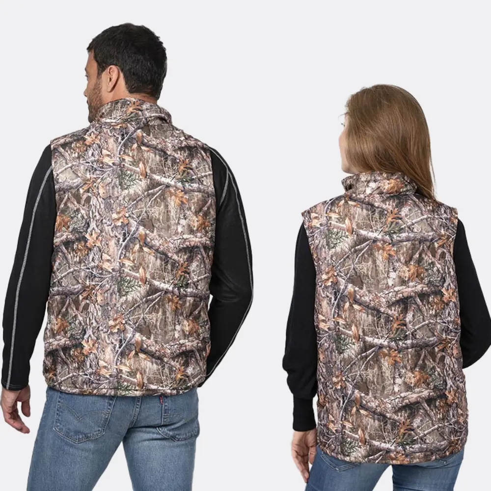 Gilet chauffant camouflage avec batterie éco-conçue - Image 8
