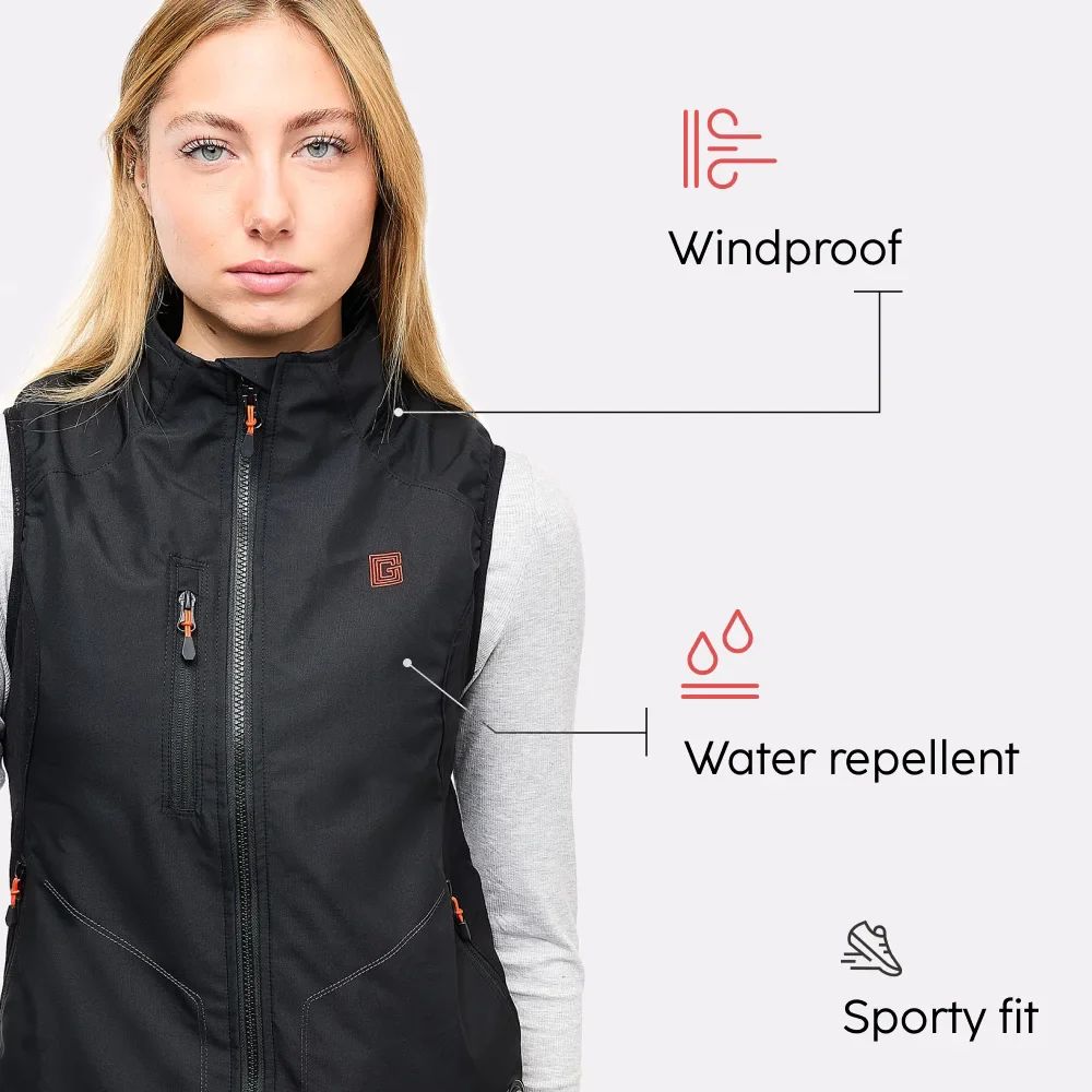 Gilet chauffant sport Femme avec batterie éco-conçue - Image 16