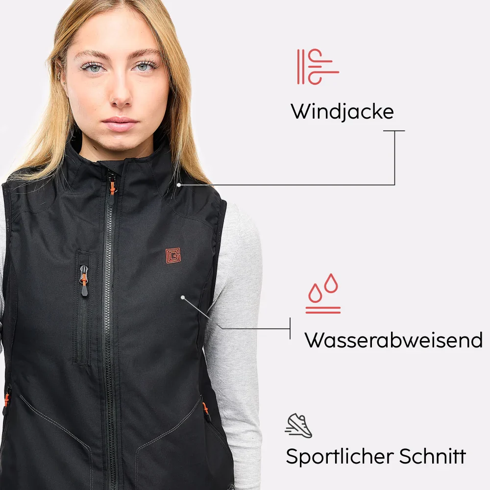 Gilet chauffant sport Femme avec batterie éco-conçue - Image 17