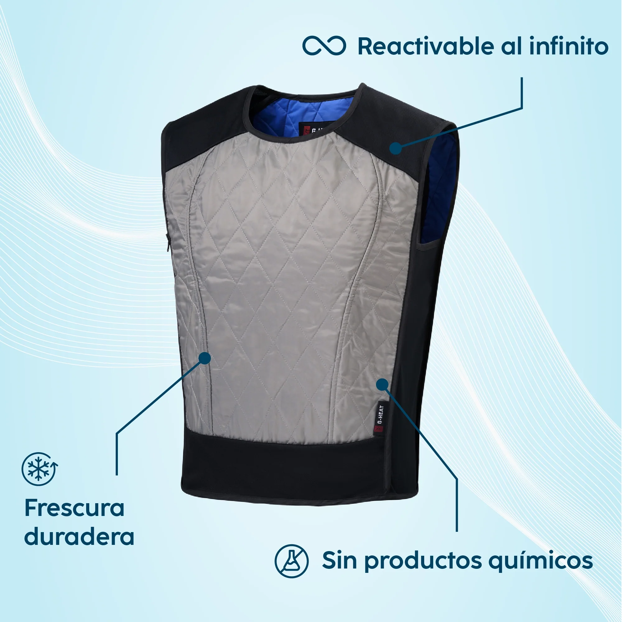 Gilet rafraîchissant sport - Image 4
