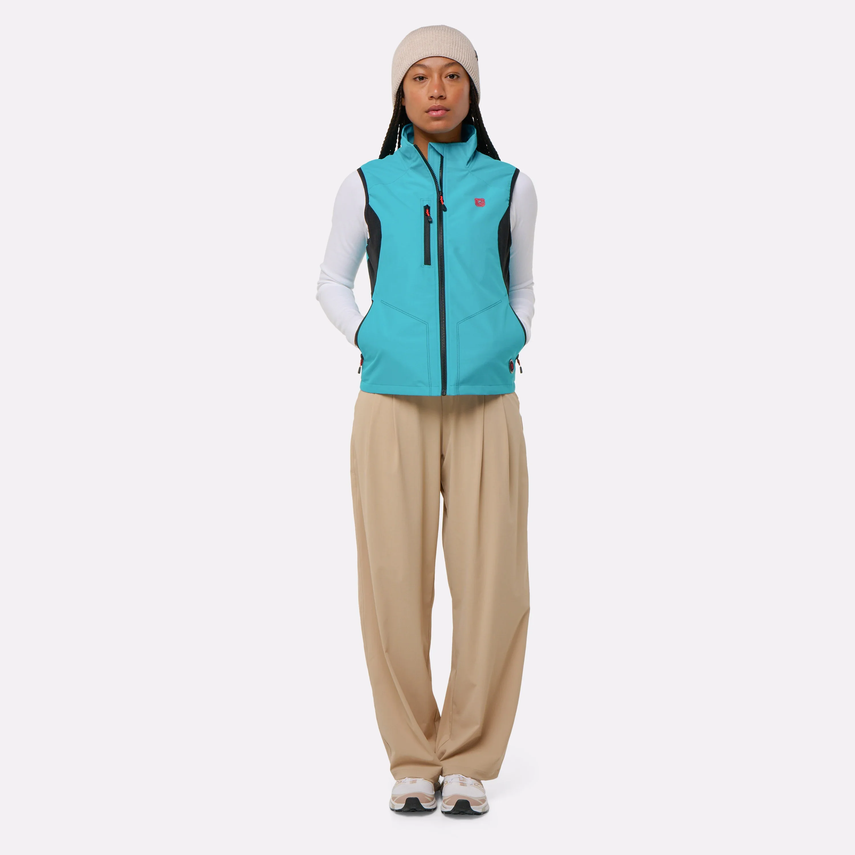 Gilet chauffant sport Femme avec batterie éco-conçue - Image 7