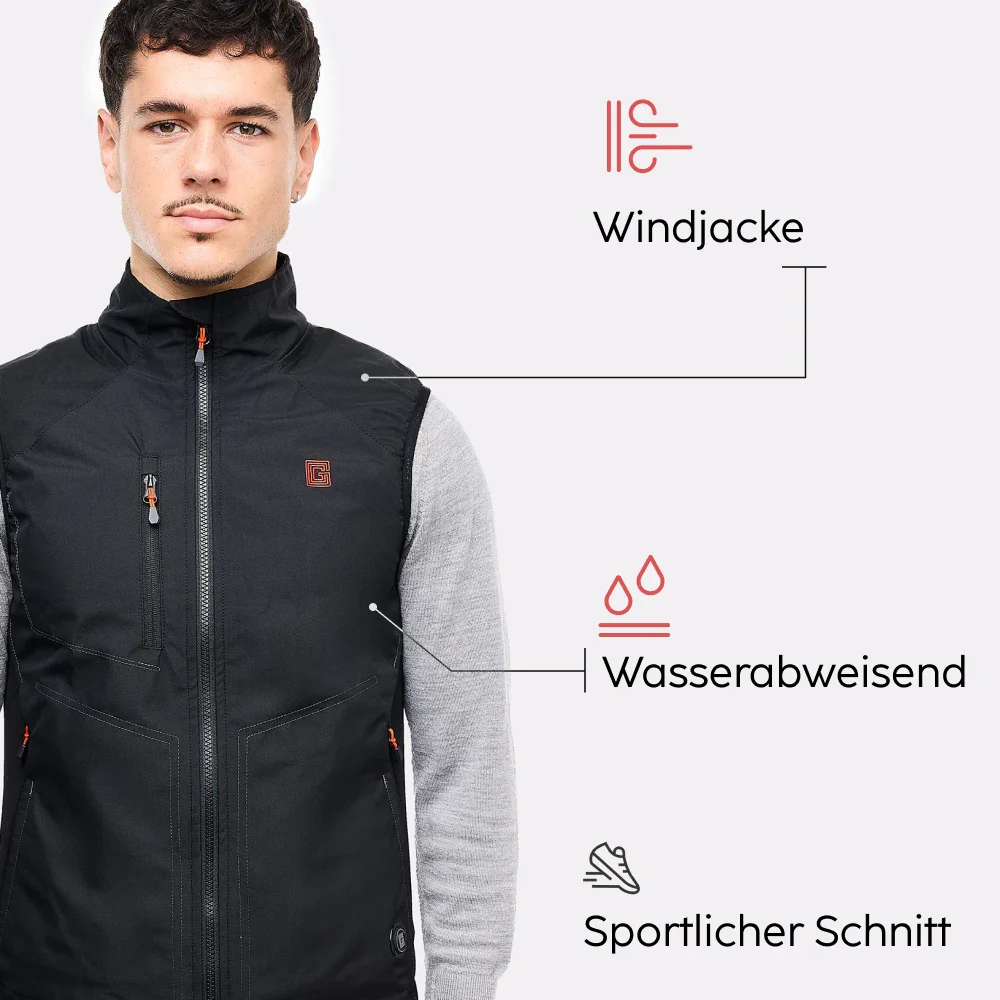 Gilet chauffant sport Homme avec batterie éco-conçue - Image 3