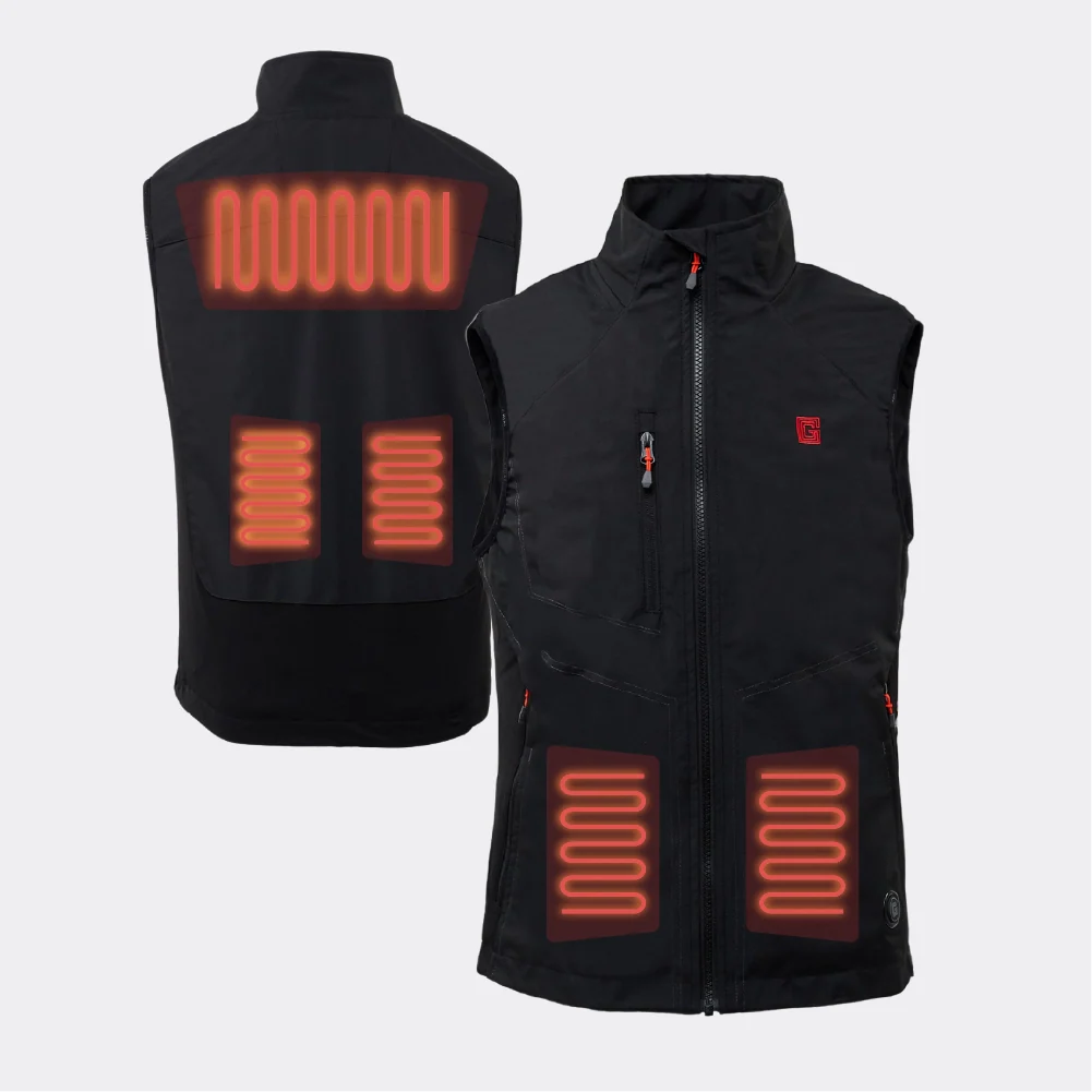 Gilet chauffant sport Homme avec batterie éco-conçue - Image 5