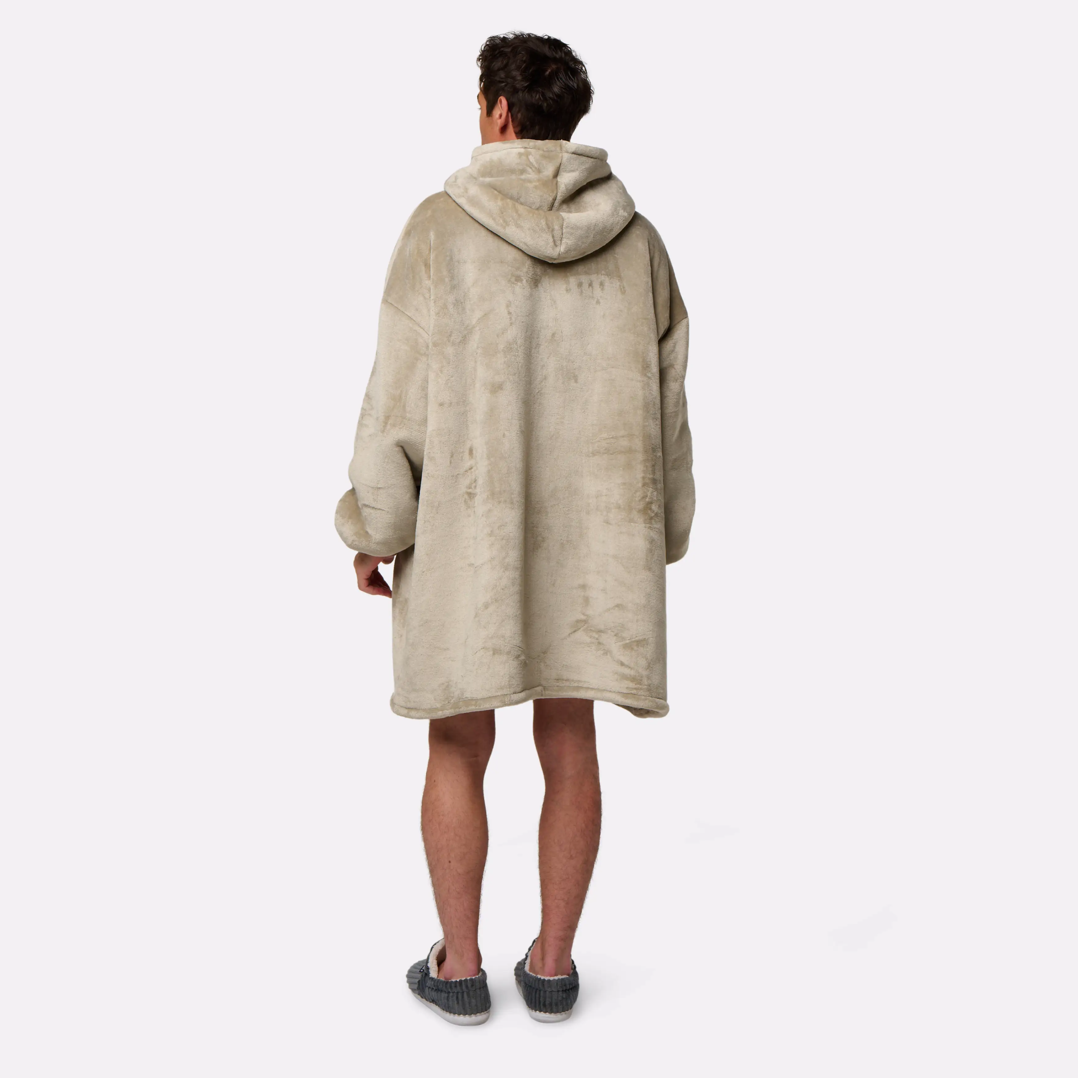 Pull plaid beige - homme - Image 2