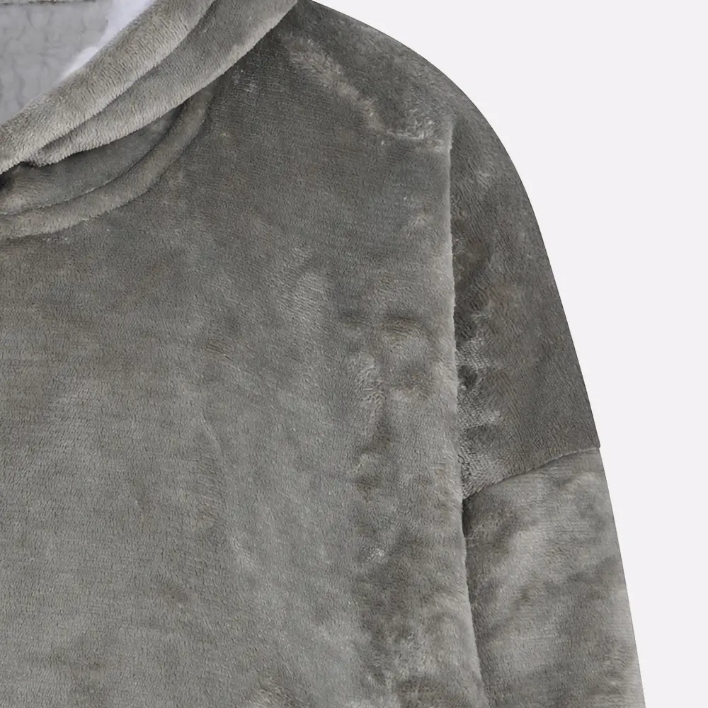Pull plaid gris - homme - Image 8
