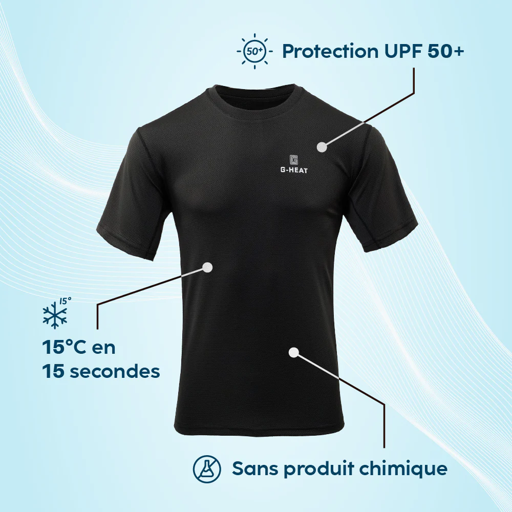 T-shirt rafraîchissant Anti UV Homme - Image 56