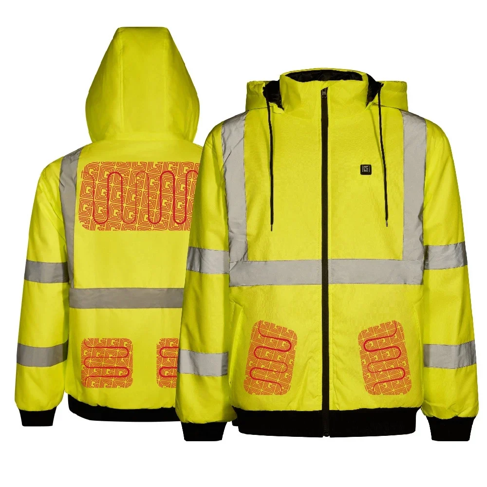 Veste chauffante fluo - Fin de série - Image 2